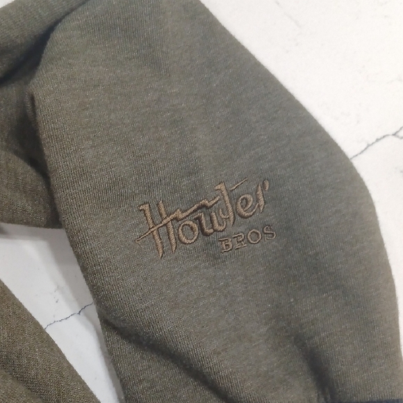 Men's Olive Green Sweater By Howter Bros. Pre-owned Excellent Conditions Sz L - Picture 12 of 12